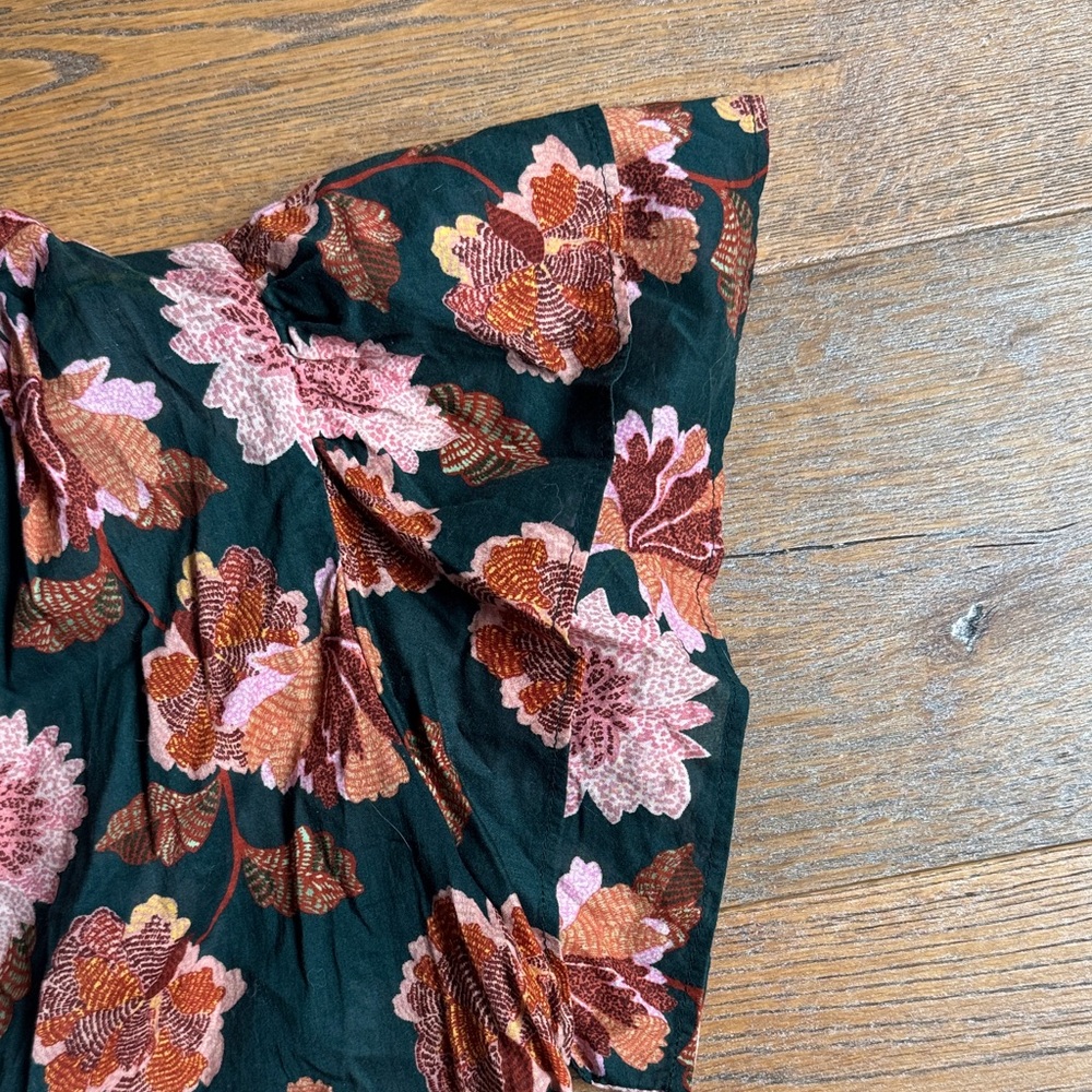 Trovata Floral Blouse - Green and Pink - Picture 3 of 8